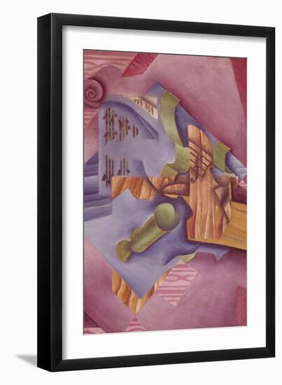 Still Life with Violin and Glass-Juan Gris-Framed Giclee Print