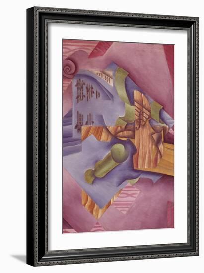 Still Life with Violin and Glass-Juan Gris-Framed Giclee Print