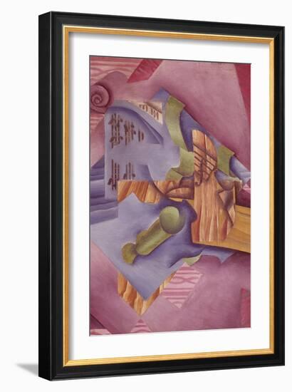 Still Life with Violin and Glass-Juan Gris-Framed Giclee Print