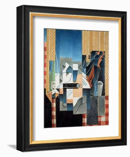 Still Life with Violin and Guitar, 1913-Juan Gris-Framed Giclee Print