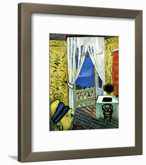 Still Life with Violin Case-Henri Matisse-Framed Giclee Print