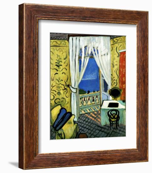 Still Life with Violin Case-Henri Matisse-Framed Giclee Print