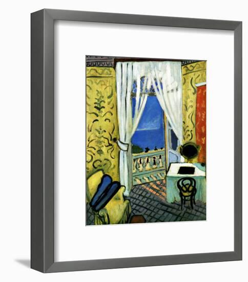 Still Life with Violin Case-Henri Matisse-Framed Giclee Print