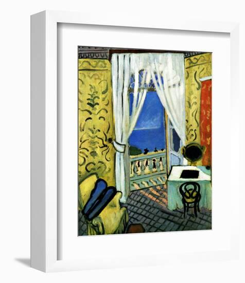 Still Life with Violin Case-Henri Matisse-Framed Giclee Print