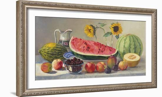 Still Life With Watermelon-Valeriy Chuikov-Framed Giclee Print