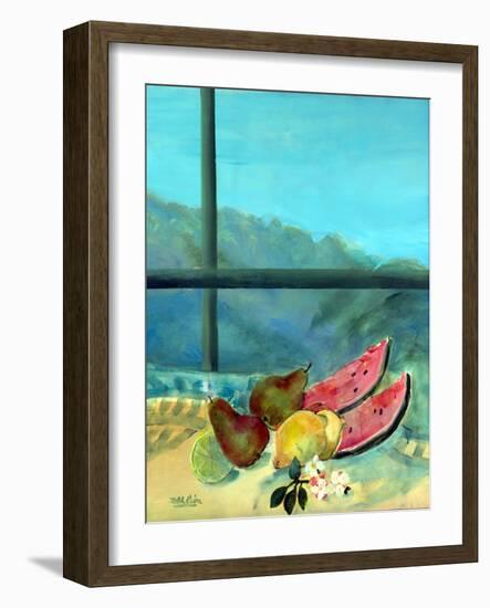 Still Life with Watermelon-Marisa Leon-Framed Giclee Print