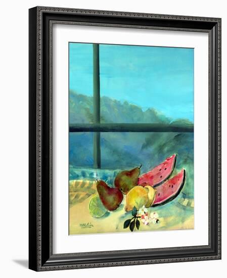 Still Life with Watermelon-Marisa Leon-Framed Giclee Print