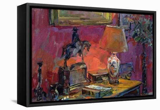 Still Life with Wellington, 1998-Susan Ryder-Framed Premier Image Canvas