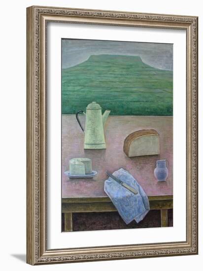 Still Life with Wensleydale Cheese, 2013-Ruth Addinall-Framed Giclee Print