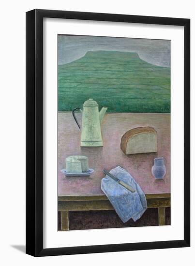 Still Life with Wensleydale Cheese, 2013-Ruth Addinall-Framed Giclee Print