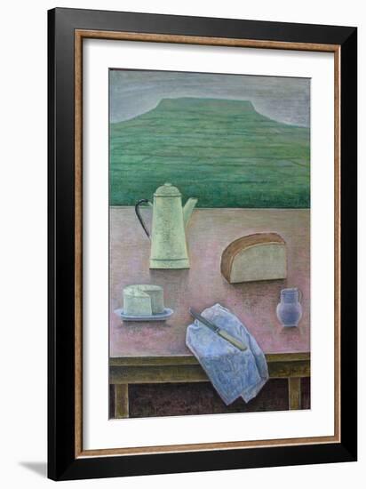Still Life with Wensleydale Cheese, 2013-Ruth Addinall-Framed Giclee Print