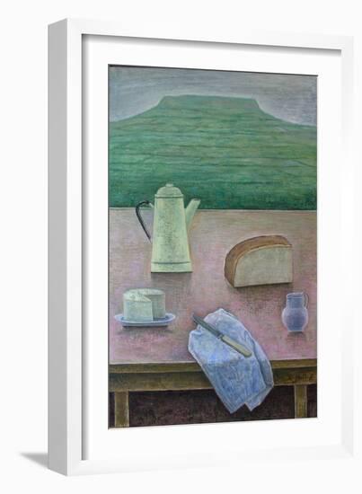 Still Life with Wensleydale Cheese, 2013-Ruth Addinall-Framed Giclee Print