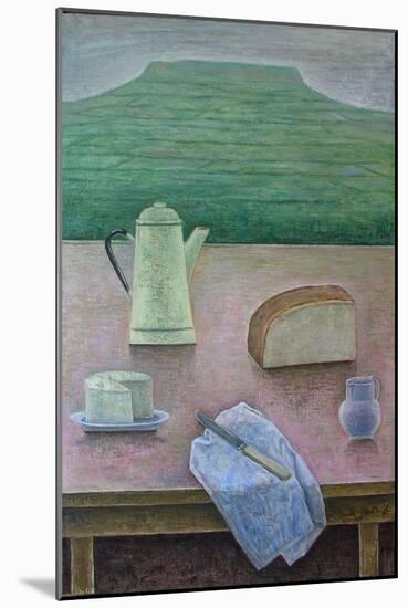 Still Life with Wensleydale Cheese, 2013-Ruth Addinall-Mounted Giclee Print