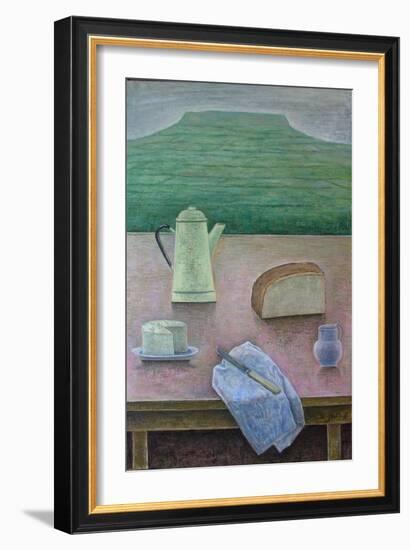 Still Life with Wensleydale Cheese, 2013-Ruth Addinall-Framed Giclee Print