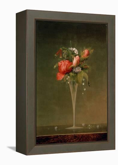 Still Life with Wine Glass, 1860-Martin Johnson Heade-Framed Premier Image Canvas