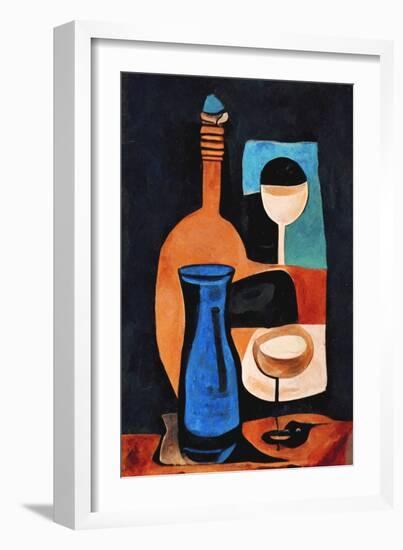 Still Life with Wine-Treechild-Framed Giclee Print