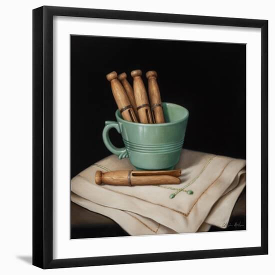 Still Life with Wooden Pegs-Catherine Abel-Framed Giclee Print