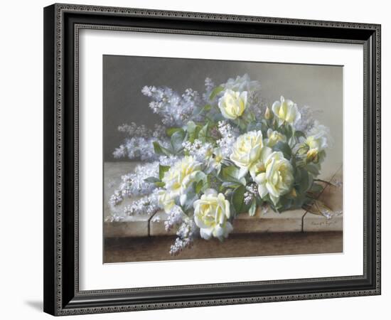 Still Life with Yellow Roses-Raoul Victor Maurice Maucherat de Longpre-Framed Giclee Print