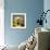 Still Life with Yellow-Malva-Framed Giclee Print displayed on a wall