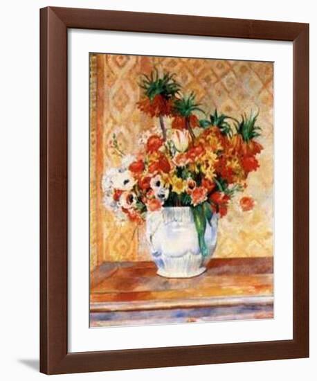 Still Life-Pierre-Auguste Renoir-Framed Art Print