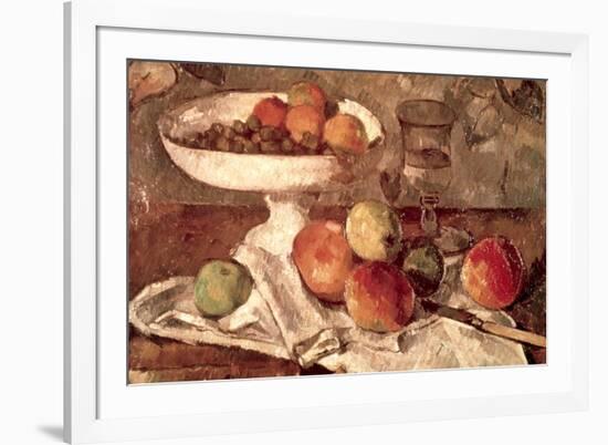 Still Life-Paul Cézanne-Framed Art Print