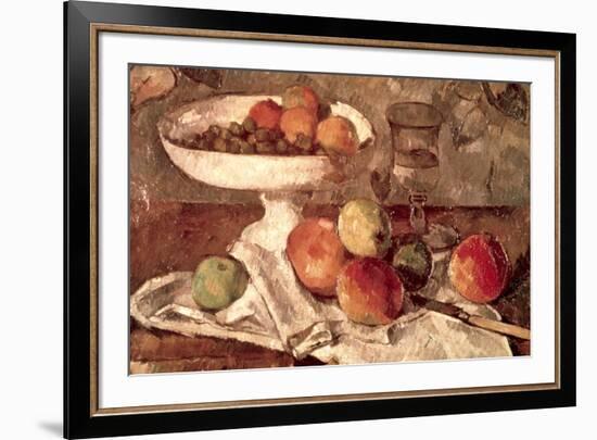 Still Life-Paul Cézanne-Framed Art Print