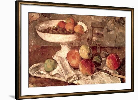 Still Life-Paul Cézanne-Framed Art Print