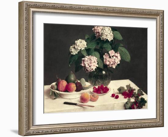 Still Life-Henri Fantin-Latour-Framed Art Print