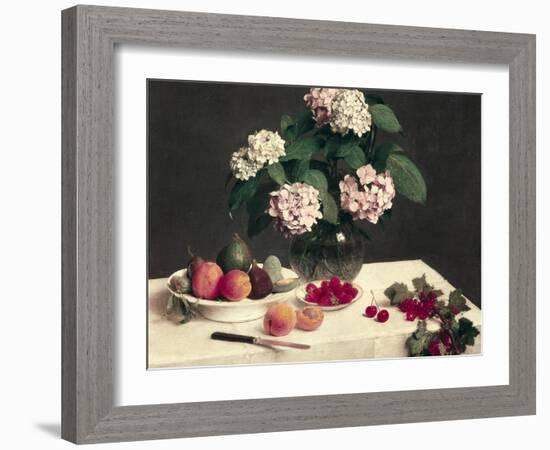 Still Life-Henri Fantin-Latour-Framed Art Print