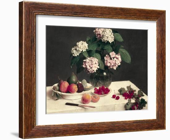 Still Life-Henri Fantin-Latour-Framed Art Print