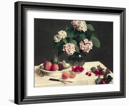 Still Life-Henri Fantin-Latour-Framed Art Print