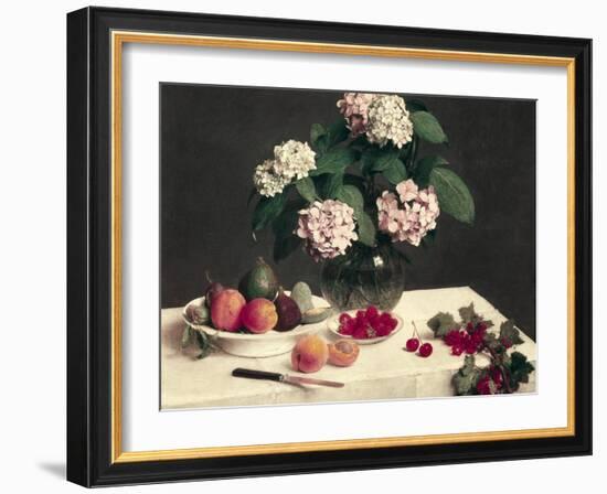 Still Life-Henri Fantin-Latour-Framed Art Print