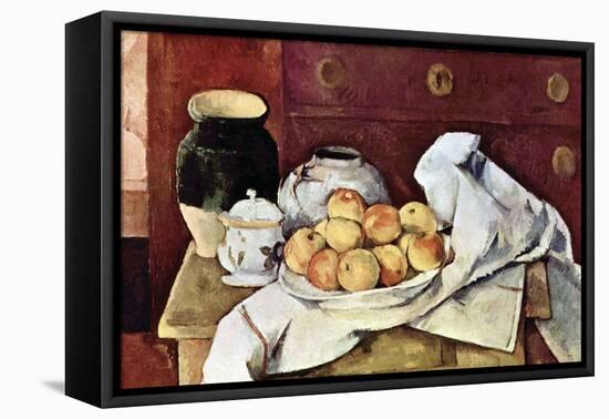 Still Life-Paul C?zanne-Framed Stretched Canvas