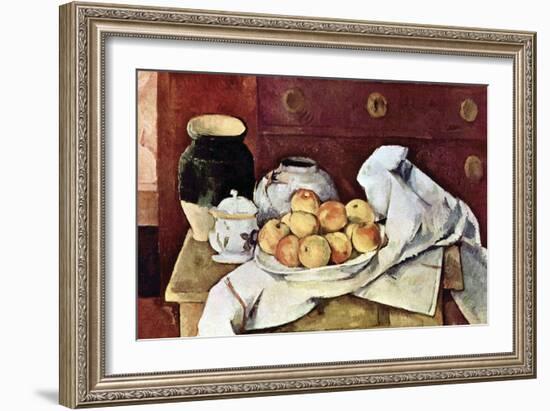 Still Life-Paul C?zanne-Framed Art Print