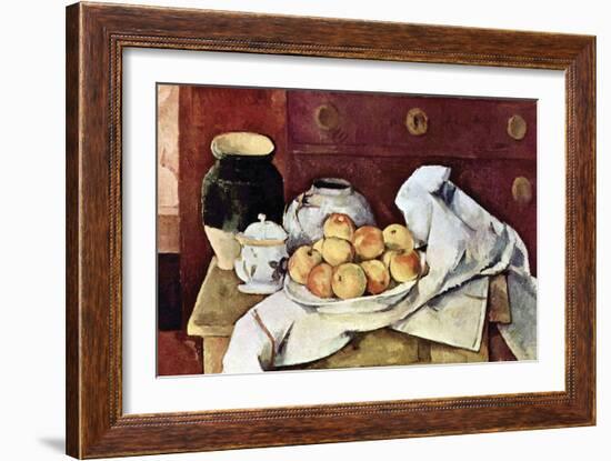 Still Life-Paul C?zanne-Framed Art Print