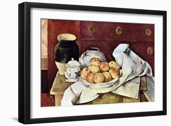 Still Life-Paul C?zanne-Framed Art Print