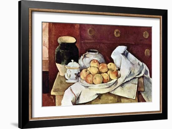 Still Life-Paul C?zanne-Framed Art Print