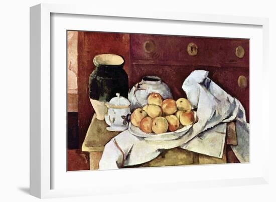 Still Life-Paul C?zanne-Framed Art Print