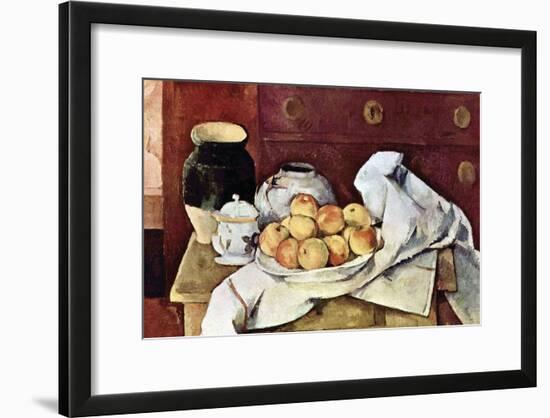 Still Life-Paul C?zanne-Framed Art Print