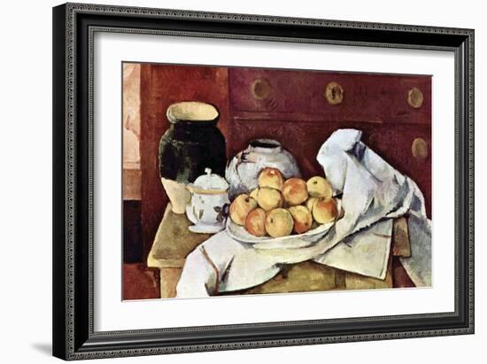 Still Life-Paul C?zanne-Framed Art Print