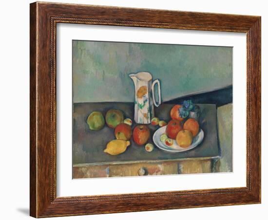 Still Life-Paul Cézanne-Framed Giclee Print