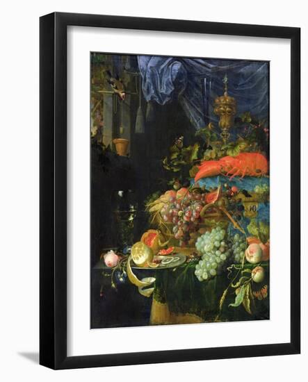 Still Life-Abraham Mignon-Framed Giclee Print