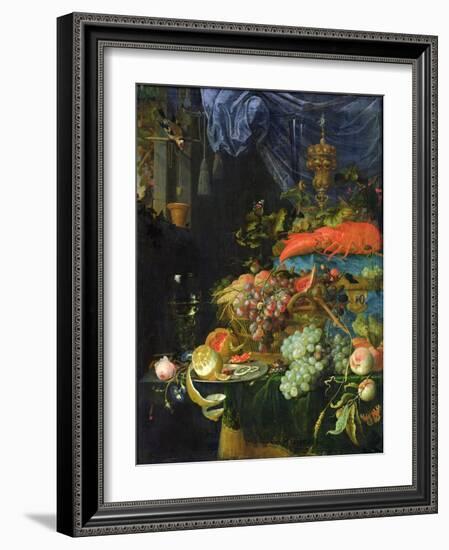 Still Life-Abraham Mignon-Framed Giclee Print