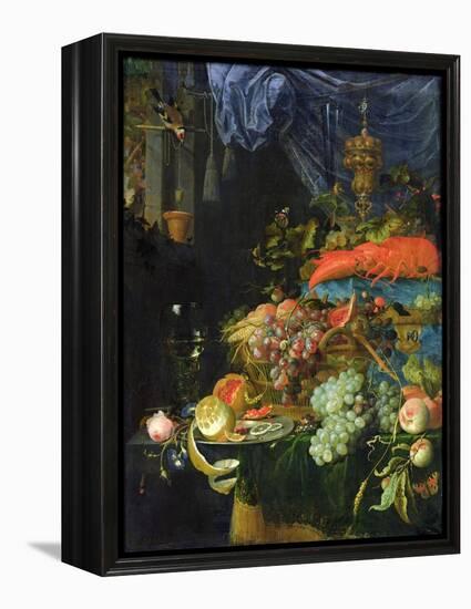 Still Life-Abraham Mignon-Framed Premier Image Canvas