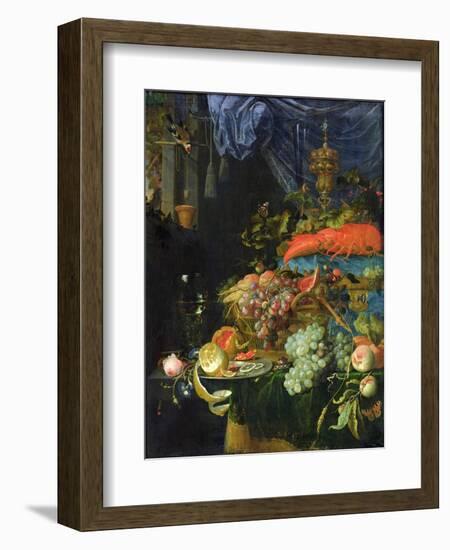 Still Life-Abraham Mignon-Framed Giclee Print