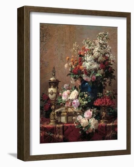 Still Life-Jean Baptiste Robie-Framed Art Print