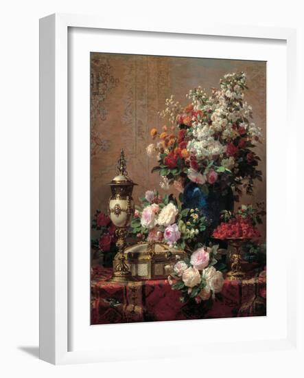 Still Life-Jean Baptiste Robie-Framed Art Print