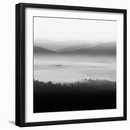 Still Morning Smoky Mountains-Nicholas Bell-Framed Photographic Print