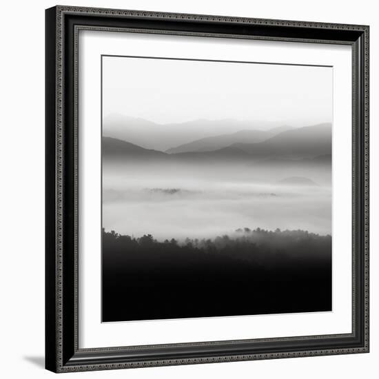 Still Morning Smoky Mountains-Nicholas Bell-Framed Photographic Print