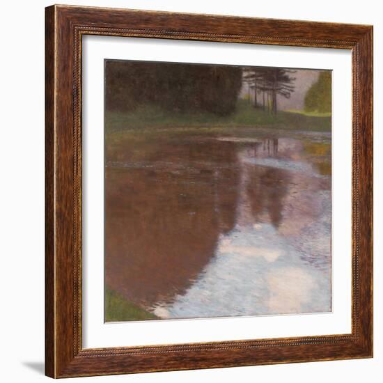 Still Pond, 1899-Gustav Klimt-Framed Giclee Print